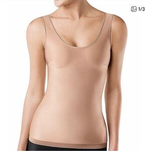 NWT Spanx scoop neck camisole, Large, nude